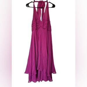 Donna Ricco Womens Size 14  Sleeveless Halter Dress Y2K PROM Fairycore